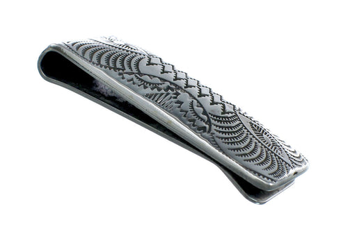 Sterling Silver Native American Money Clip SN20348